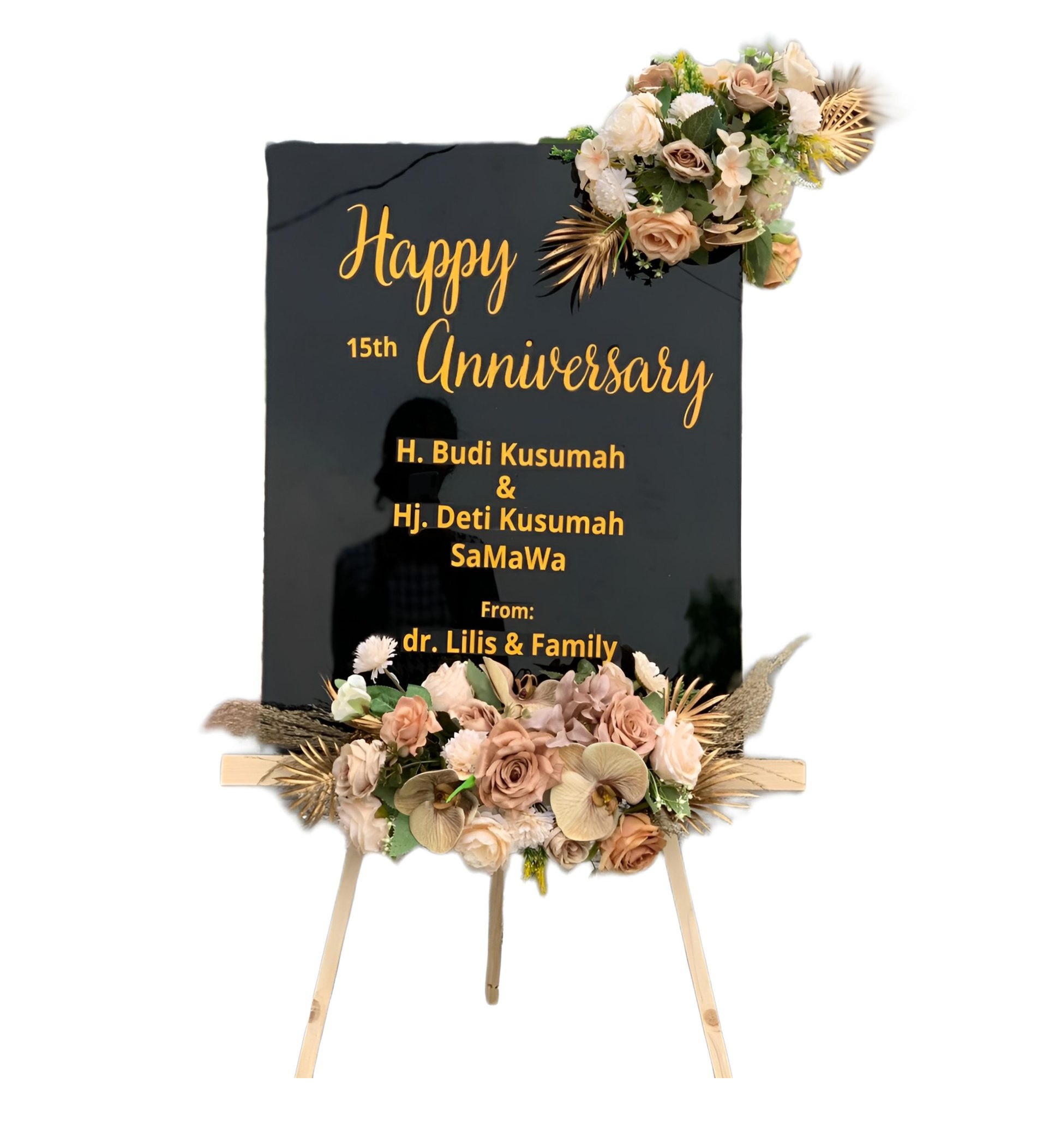 Papan Bunga Akrilik Argapura